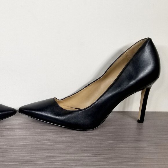 Sam Edelman Hazel Pointed Toe Pump, Black Leather, Womens Size 8 M - Picture 9 of 12